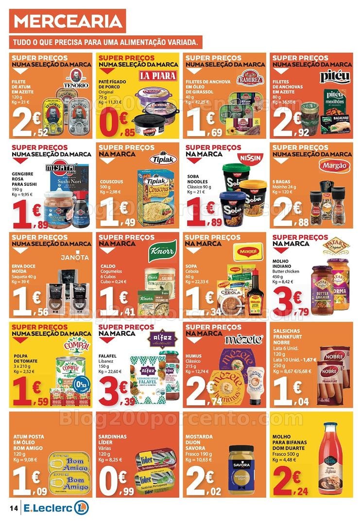 Antevisão Folheto E-LECLERC Promoções de 18 a 24 junho